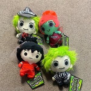 BeetleJuice- plush set of 4 Limited edition New with tags